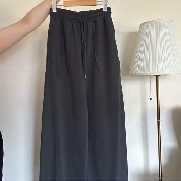Wide leg pants / Cotton pants size - medium ( M ) - Picture 3 of 6